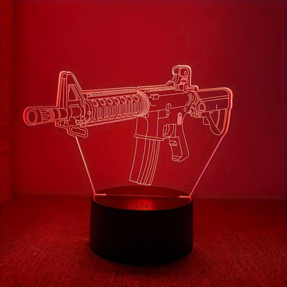 IlluGlow - 3D Geometrische LED Schreibtischlampe mit Touch-Steuerung