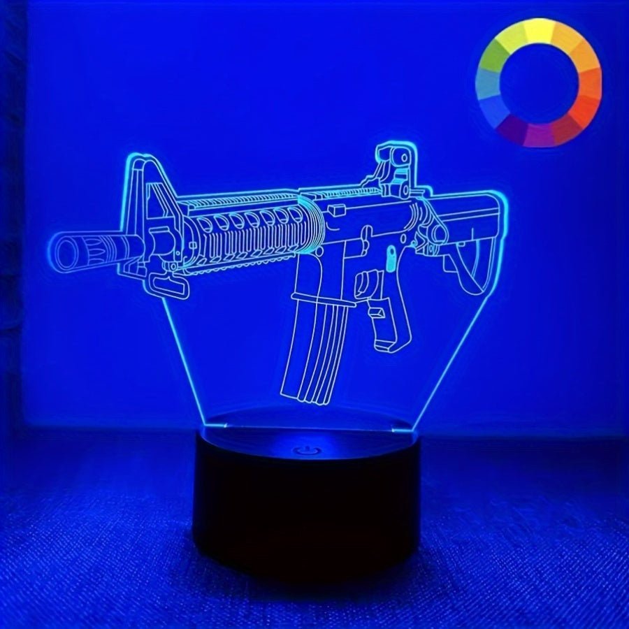 IlluGlow - 3D Geometrische LED Schreibtischlampe mit Touch-Steuerung