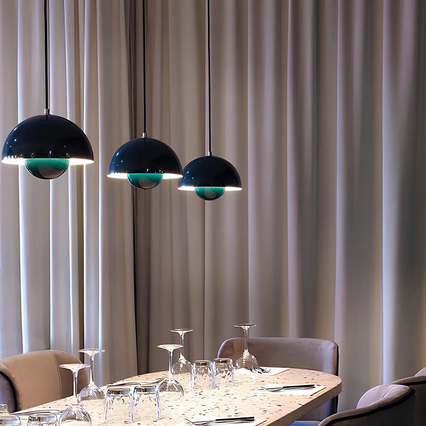 Halbrunde - Skandinavische Hängeleuchte