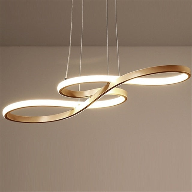 Moderner LED Acryl Kronleuchter – Dimmbare und Höhenverstellbare Pendelleuchte für Esszimmer und Wohnzimmer