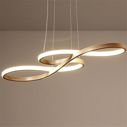 Moderner LED Acryl Kronleuchter – Dimmbare und Höhenverstellbare Pendelleuchte für Esszimmer und Wohnzimmer