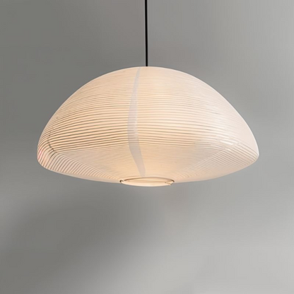 Elegante Pendelleuchte mit gestreiftem Glas – Designerlampe für Esszimmer, Wohnzimmer oder Schlafzimmer