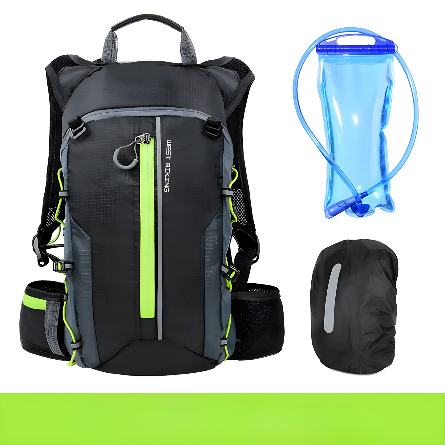 Multifunktionaler Trinkrucksack mit 10L Volumen & integriertem Hydrationssystem – Wasserdichter Outdoor-Rucksack für Radfahren, Wandern & Reisen