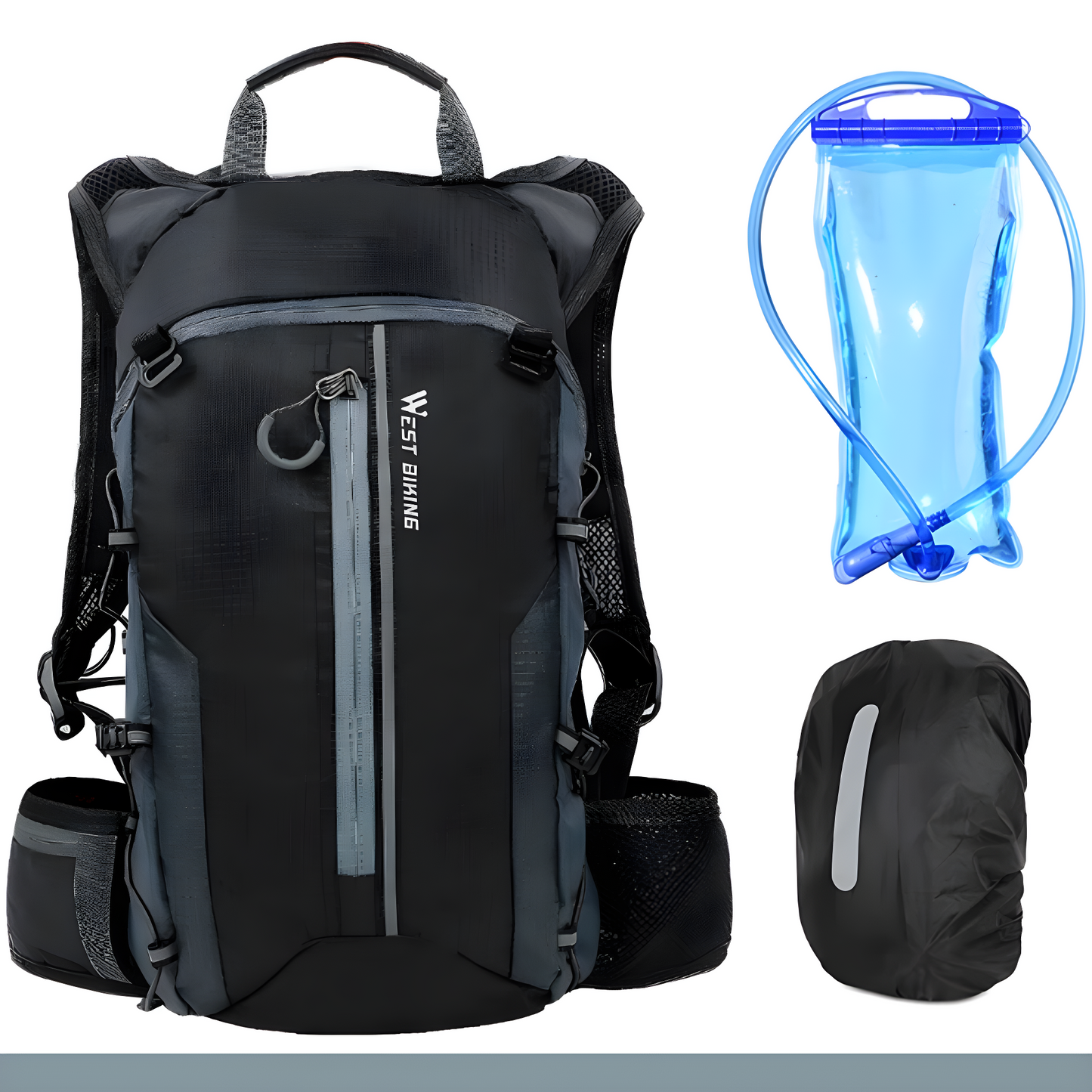 Multifunktionaler Trinkrucksack mit 10L Volumen & integriertem Hydrationssystem – Wasserdichter Outdoor-Rucksack für Radfahren, Wandern & Reisen