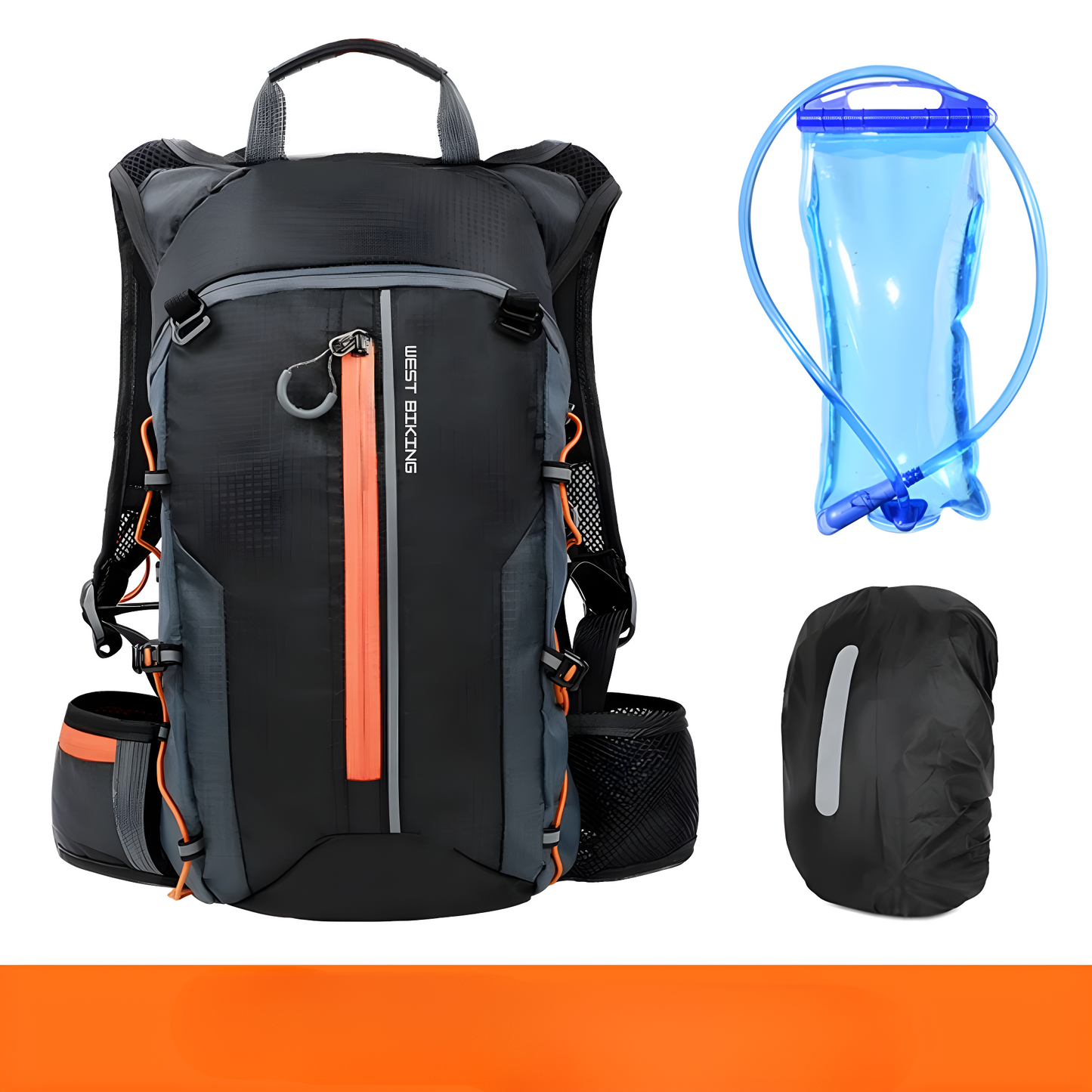 Multifunktionaler Trinkrucksack mit 10L Volumen & integriertem Hydrationssystem – Wasserdichter Outdoor-Rucksack für Radfahren, Wandern & Reisen