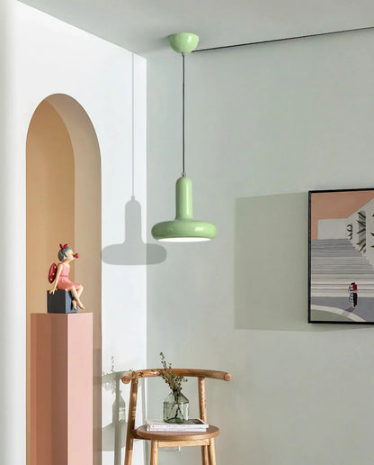 Retro Pendelleuchte im modernen Design für Küche, Esszimmer oder Wohnzimmer – Verspielte Hängelampe mit Vintage-Touch