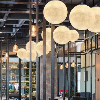 mond-hängeleuchten im nordischen stil