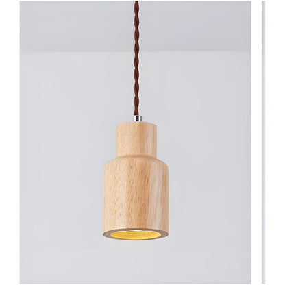 LuxeTrail Light - Skandinavische Hölzernes Pendelleuchte