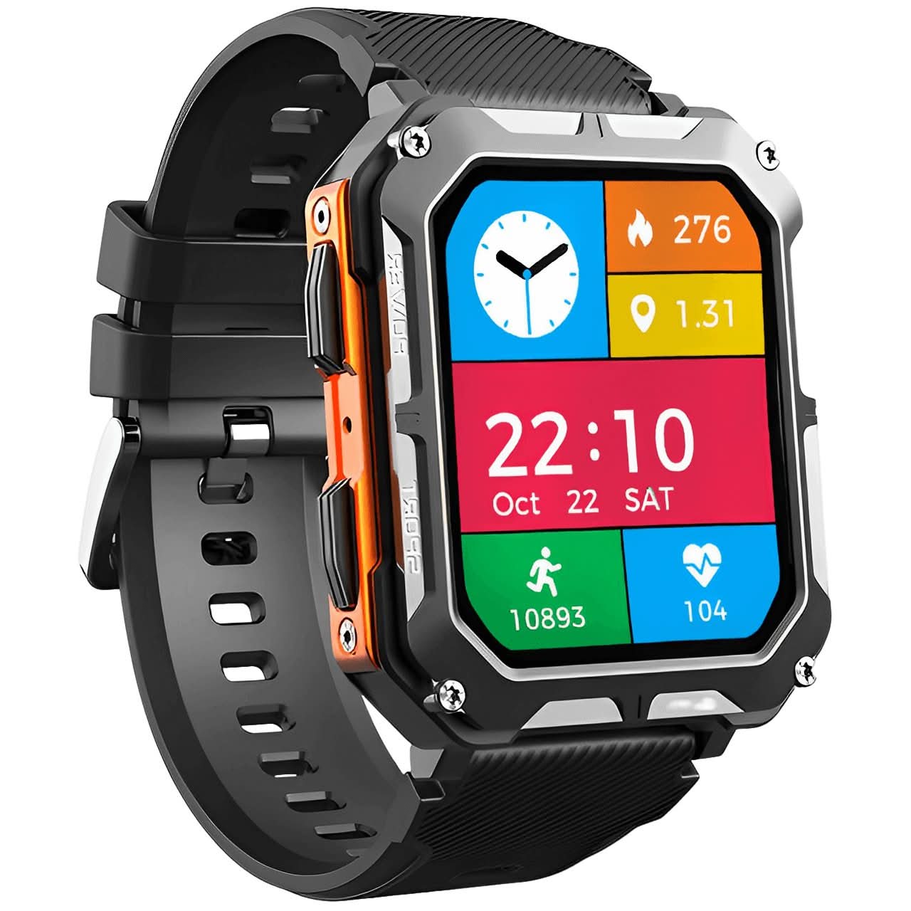 Indestructible Smartwatch ArmorTime – Militär‑grad, Gesundheits‑Tracker & Bluetooth‑Anrufe