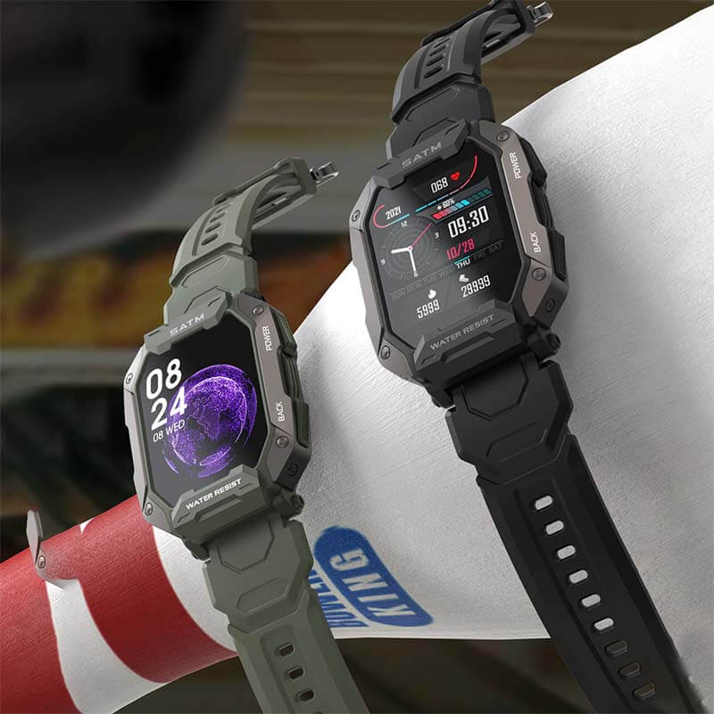 Robuste Outdoor-Smartwatch mit AMOLED-Display, 15 Tagen Akkulaufzeit und 24/7 Gesundheitsüberwachung