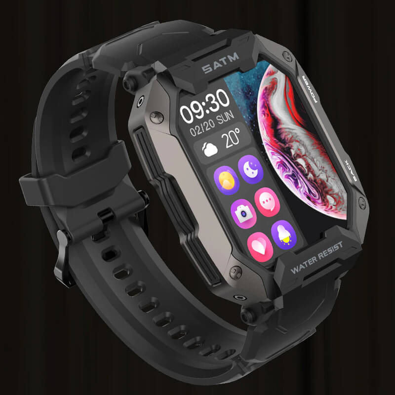 Robuste Outdoor-Smartwatch mit AMOLED-Display, 15 Tagen Akkulaufzeit und 24/7 Gesundheitsüberwachung