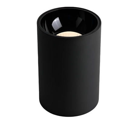 Minimalistische LED Deckenleuchte in Zylinderform – Moderne Aufbaulampe in Schwarz & Weiß für Flur, Küche & Wohnzimmer