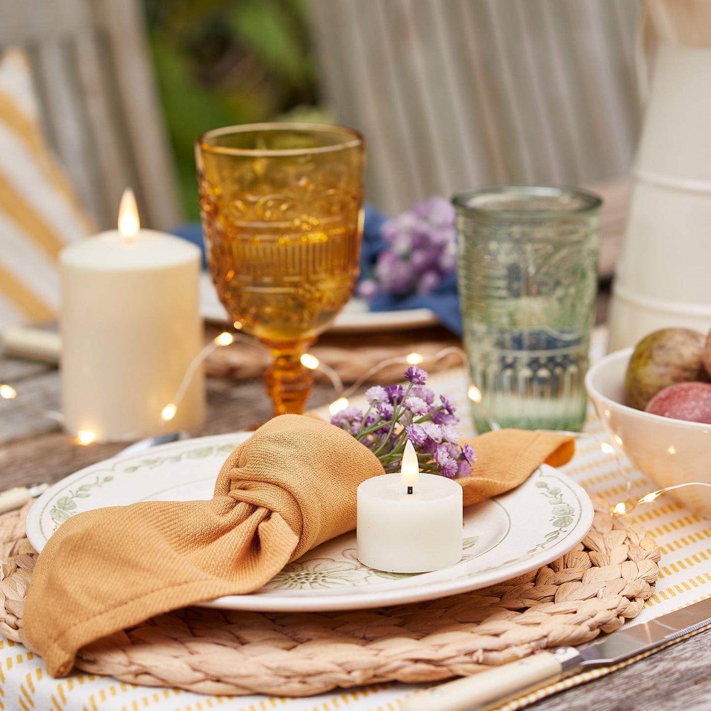 6er Set TruGlow LED Teelichter mit Fernbedienung