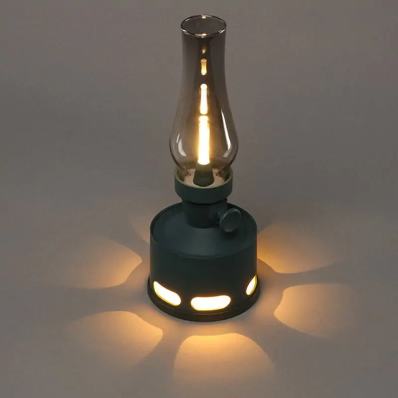 Vintage LED Lantern – Nostalgic Storm Lamp with Flame Effect & USB-C Battery, 4000mAh, Dimmable