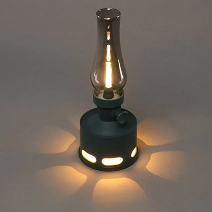 Vintage LED Lantern – Nostalgic Storm Lamp with Flame Effect & USB-C Battery, 4000mAh, Dimmable
