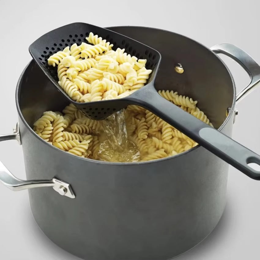 Multifunktionaler Küchenlöffel mit Siebfunktion – Ideal zum Abseihen von Gemüse, Nudeln & mehr