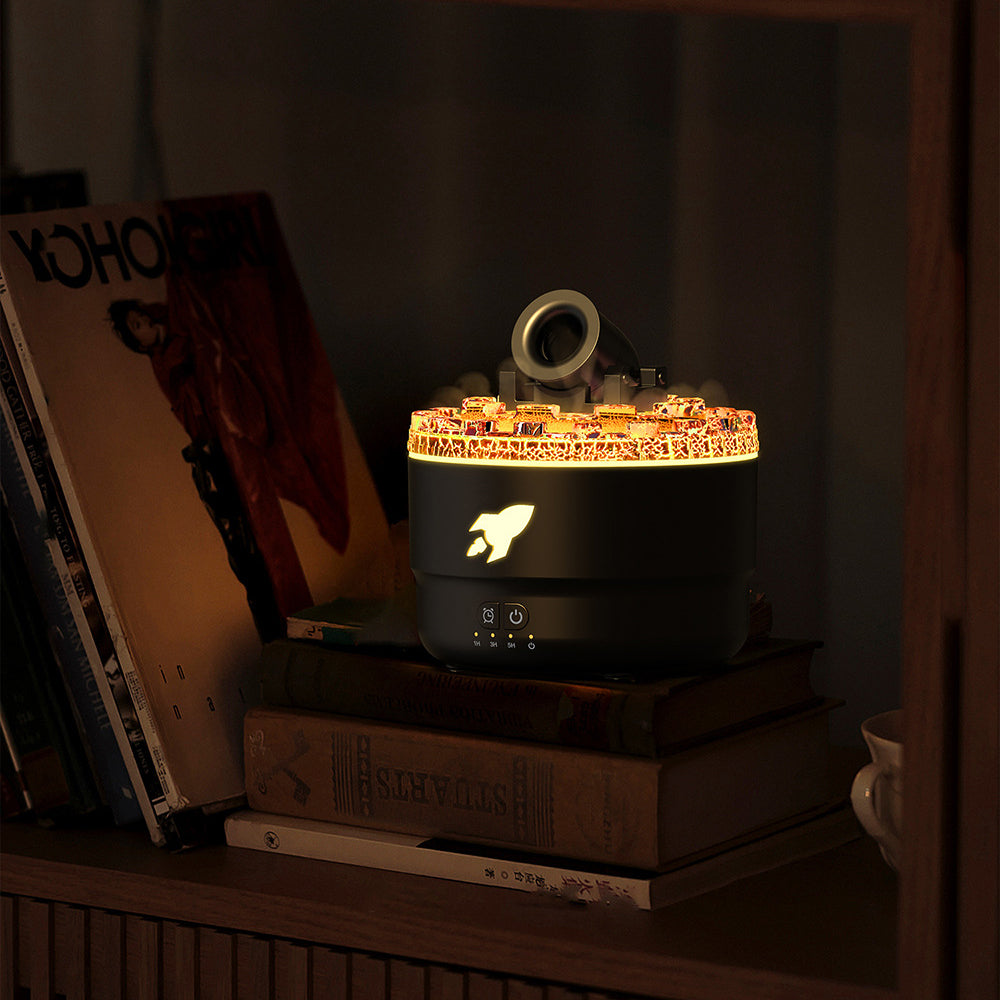 Aroma-Diffuser & Luftbefeuchter mit LED-Nachtlicht – 2 Nebelmodi, Aromatherapie & Timerfunktion