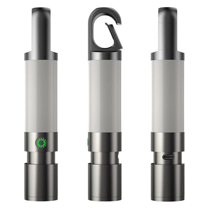 LED Taschenlampe mit Magnetfuß & 4 Lichtmodi – Wiederaufladbare Camping- & Notfallleuchte