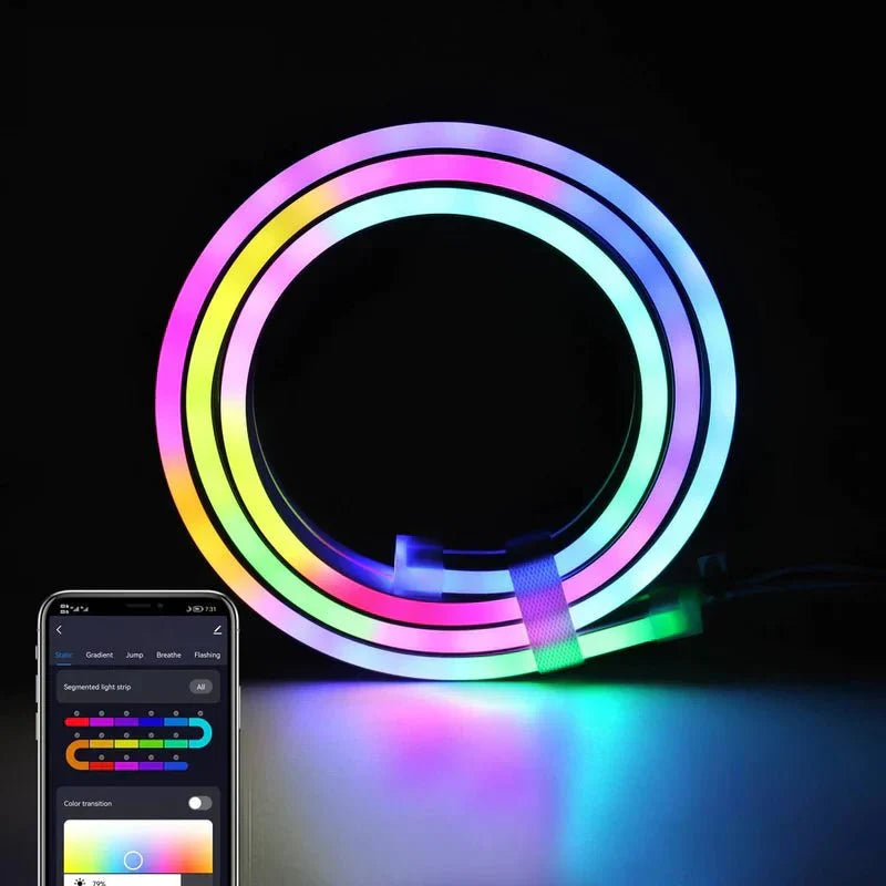 Lines Neon Rope LED Lichter mit App