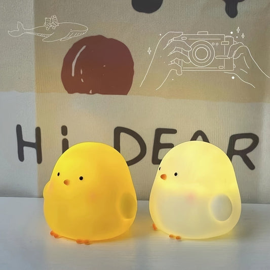 Rustikale LED-Kükenlampe -Tischlampe mit augenfreundlichem Licht