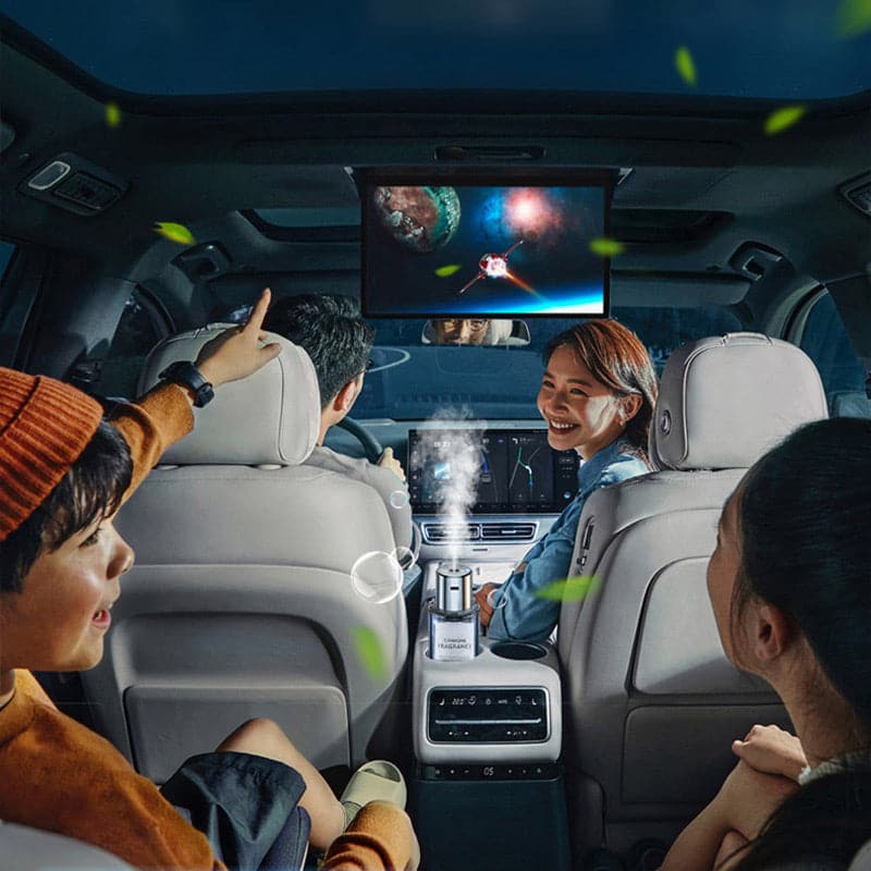 Auto-Diffusor mit Ultraschalltechnologie – Duftspender für Auto & Zuhause mit 160 ml Tank & Duftauswahl