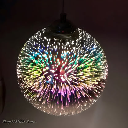 EclipseGlow Light - Moderne 3D Farbenfroh Pendelleuchte