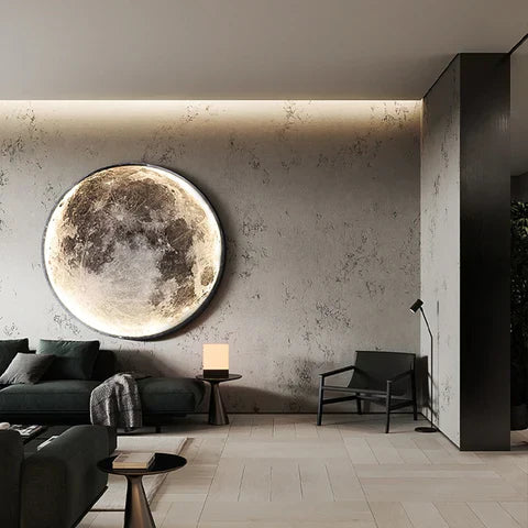 3D LED Mond- oder Erdlampe – Faszinierende Decken- und Wandleuchte mit realistischem Himmelskörper-Design