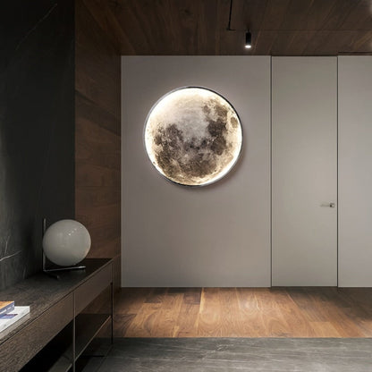 3D LED Mond oder Erde Decken- oder Wandleuchte
