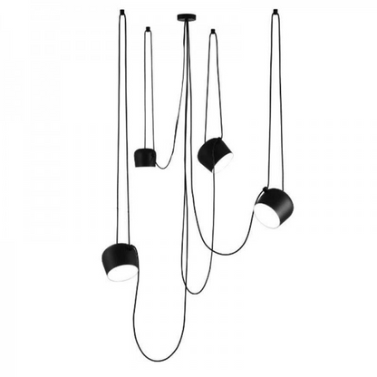 Modernes Eisendesign, E27-Sockel, LED-kompatibel, halb bündig montiert, Metallschirm oben/unten, 220-240V, 40W, CCC/CE-zertifiziert, schwarz/weiß