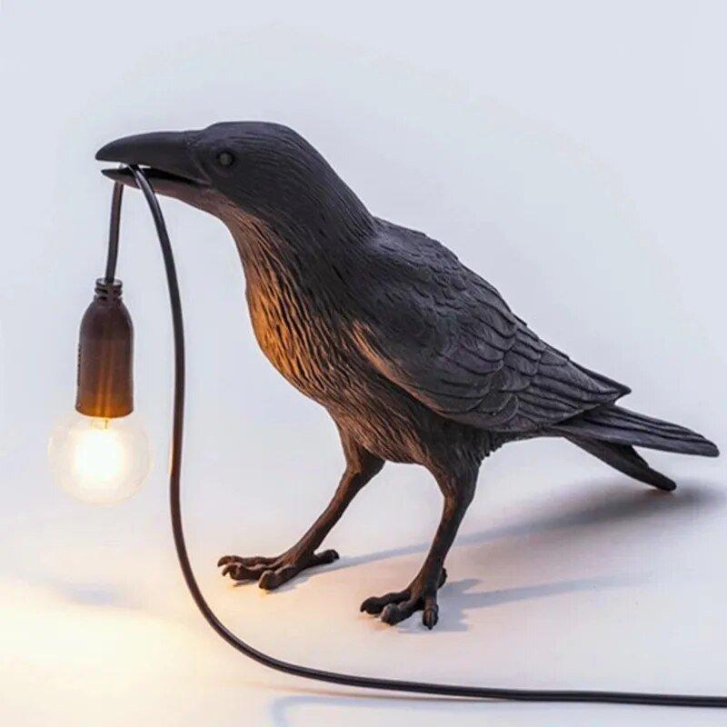 Krähe Vogel Lampe - Unique Bird Lamps | Luminous Designs