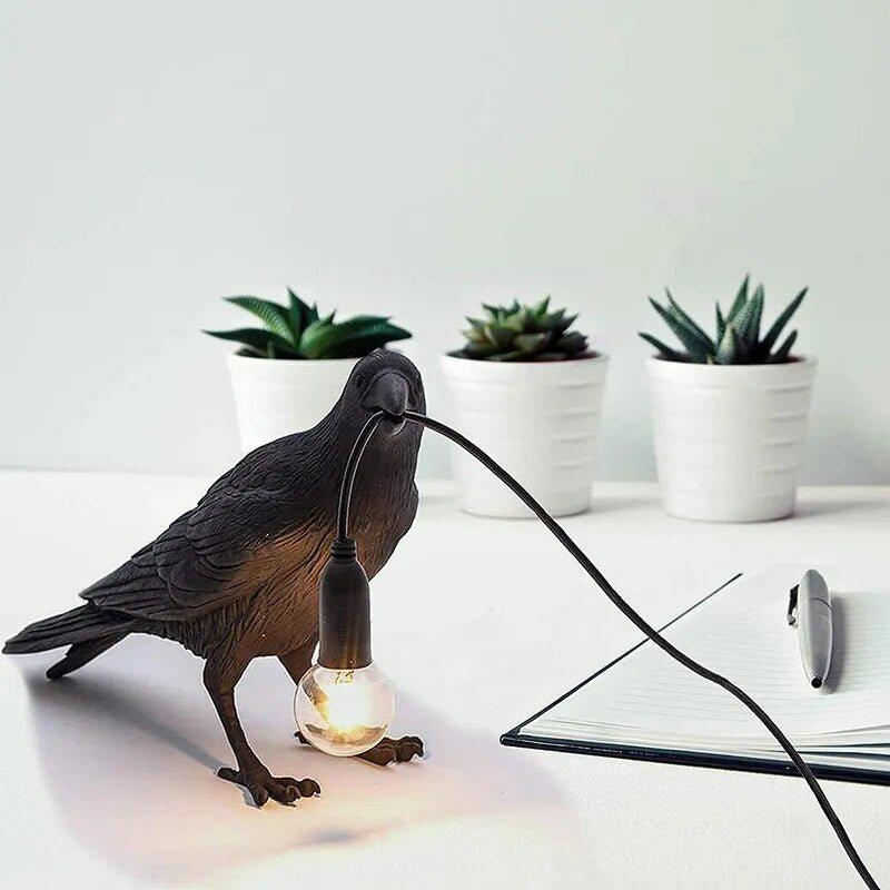 Krähe Vogel Lampe - Unique Bird Lamps | Luminous Designs