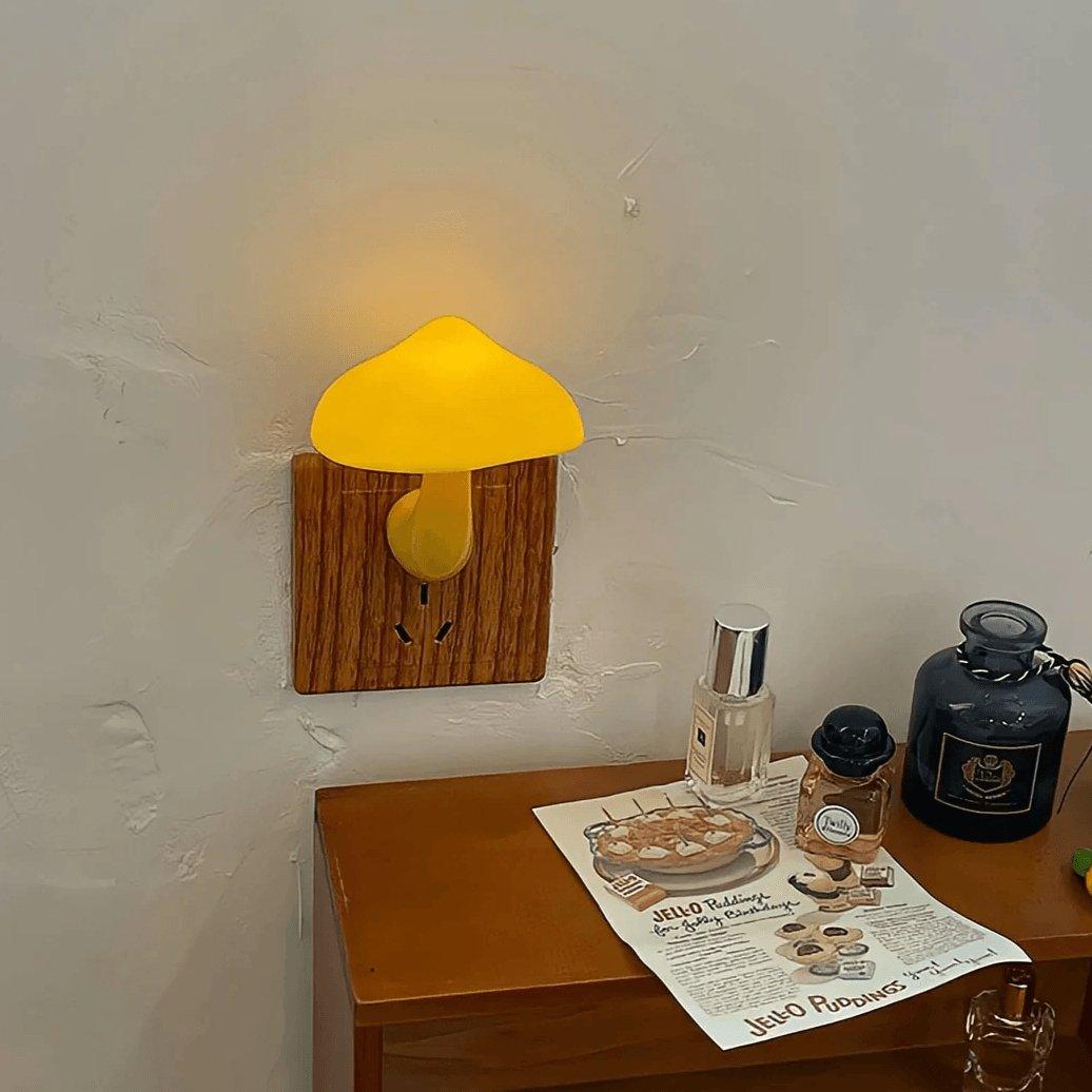 Zauberhaftes Pilz-Nachtlicht