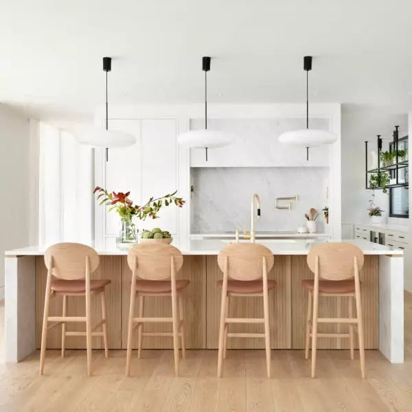 Minimalistische Pendelleuchte „UFO Style“ – Moderne Hängelampe in Schwarz-Weiß für Esstisch, Küche oder Büro