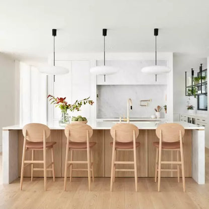 Minimalistische Pendelleuchte „UFO Style“ – Moderne Hängelampe in Schwarz-Weiß für Esstisch, Küche oder Büro