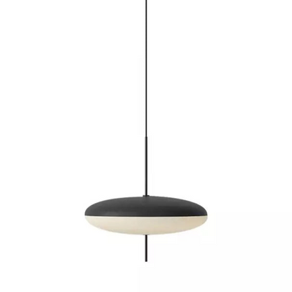 Minimalistische Pendelleuchte „UFO Style“ – Moderne Hängelampe in Schwarz-Weiß für Esstisch, Küche oder Büro