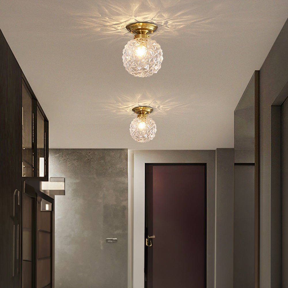 Elegante Glasball-Deckenlampe Deckenlampe für den Flur