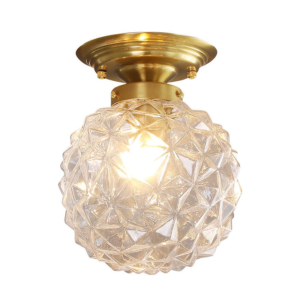 Elegante Glasball-Deckenlampe Deckenlampe für den Flur