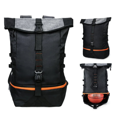 Sportlicher Rucksack mit Schuhfach & Ballfach – Wasserabweisend, 35L Kapazität