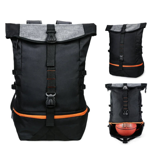 Sportlicher Rucksack mit Schuhfach & Ballfach – Wasserabweisend, 35L Kapazität