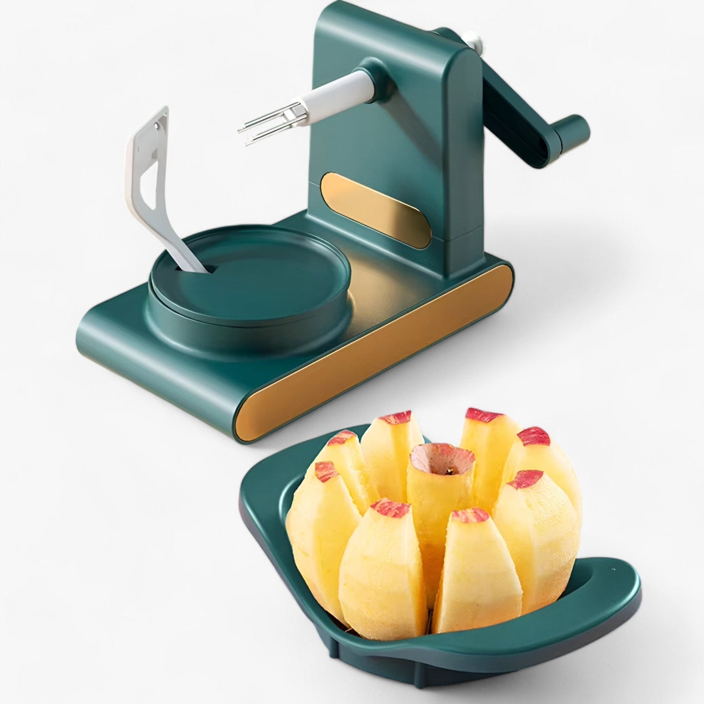 Peeler Obstschäler – Manueller Apfelschäler & Obstschneider mit Edelstahlklingen