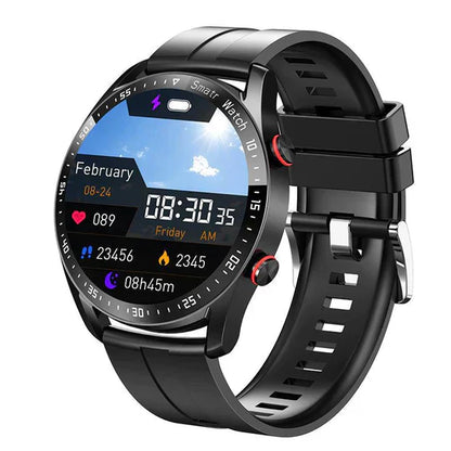 Smartwatch mit Blutzucker-, Blutdruck- & Sauerstoffüberwachung – HealthSync Pro Gesundheitsuhr mit Herzfrequenz-Tracking & Bluetooth-Funktion
