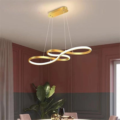 Moderner LED Acryl Kronleuchter – Dimmbare und Höhenverstellbare Pendelleuchte für Esszimmer und Wohnzimmer