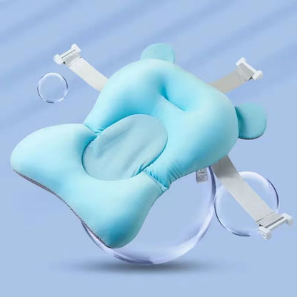 Tragbare Anti-Rutsch Baby Badematte – Weiches Komfortpolster für Neugeborene