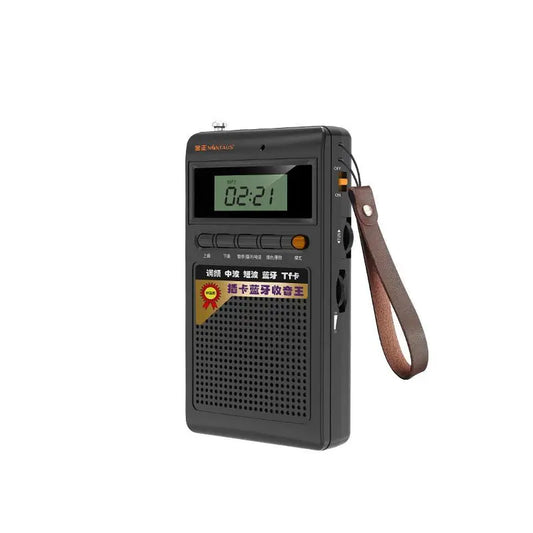 Kompaktes Bluetooth-Radio mit MP3-Player & TF-Karten-Slot – FM/AM/SW-Empfang & Loop-Funktion