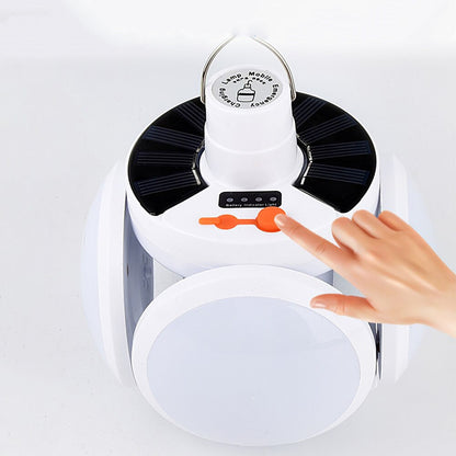 Leistungsstarke Solar-LED-Campinglaterne – Tragbare Outdoor-Lampe mit 5 Modi & USB-Ladefunktion