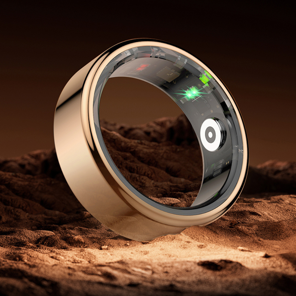 Premium Smart Fitness Ring mit Schlaf- und Aktivitätstracking, Stressmanagement und App-Anbindung