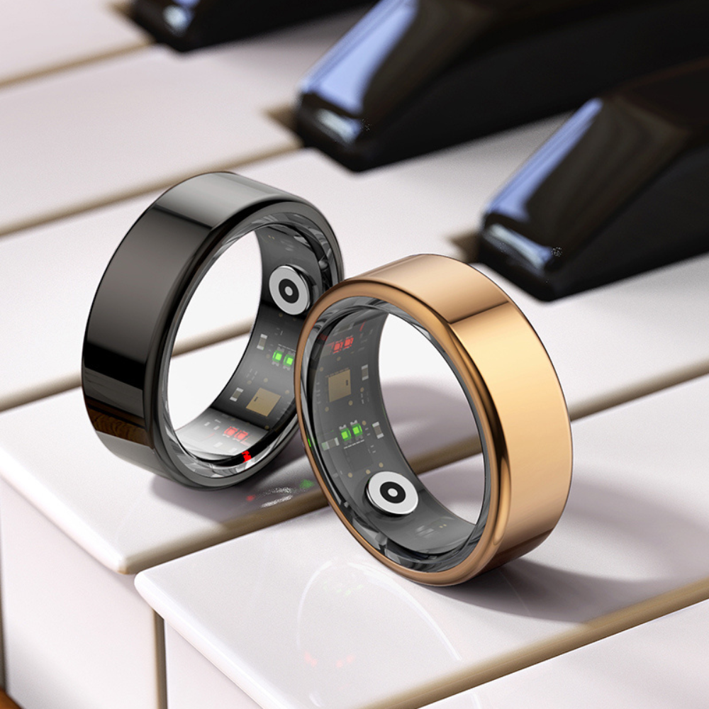 Premium Smart Fitness Ring mit Schlaf- und Aktivitätstracking, Stressmanagement und App-Anbindung