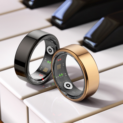 Premium Smart Fitness Ring mit Schlaf- und Aktivitätstracking, Stressmanagement und App-Anbindung