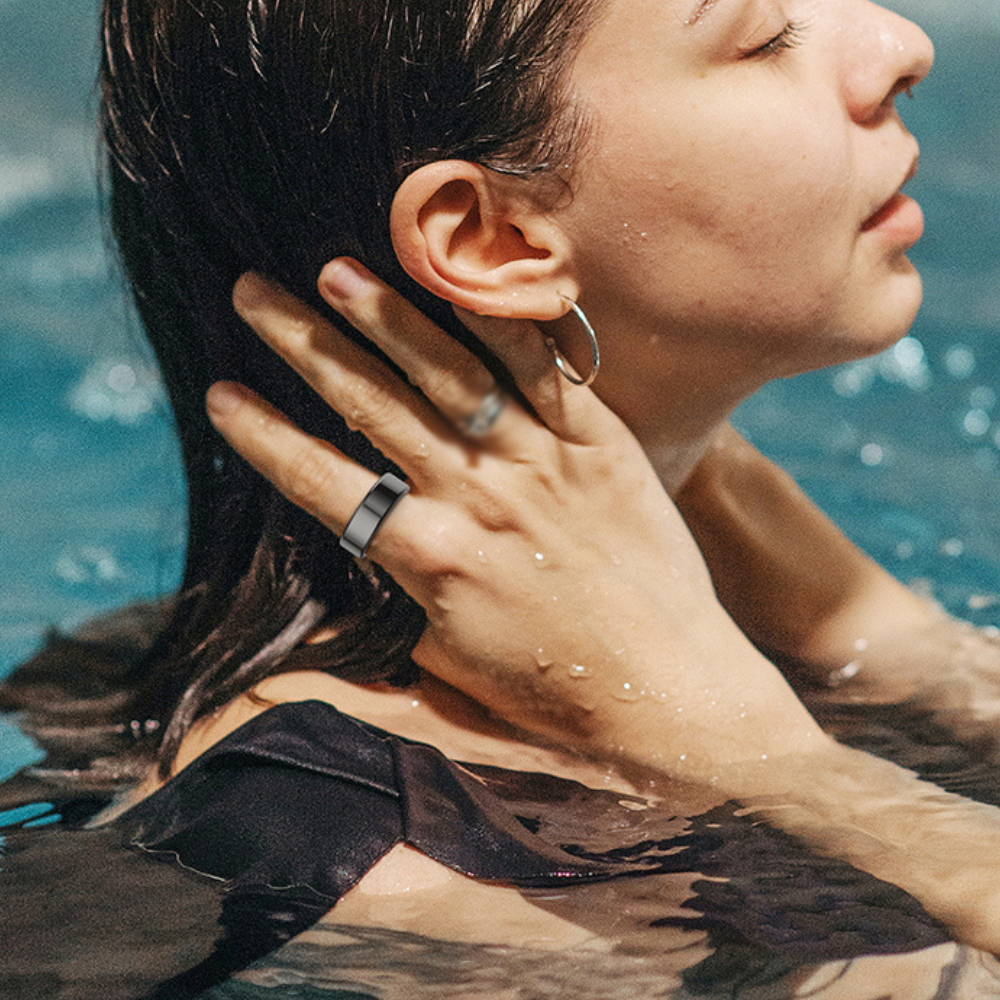 Premium Smart Fitness Ring mit Schlaf- und Aktivitätstracking, Stressmanagement und App-Anbindung