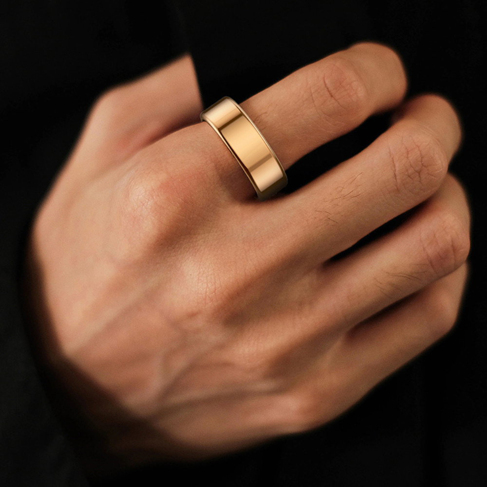 Premium Smart Fitness Ring mit Schlaf- und Aktivitätstracking, Stressmanagement und App-Anbindung